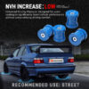 95A Polyurethane Rear Subframe Bushing Kit for BMW 3 Series E36 1992-1998